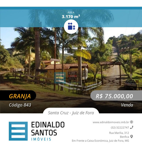 Imagem 1 de 10 de Edinaldo Santos - Condomínio Parque Da Cachoeira, Granja De 3.170 M2 - 843