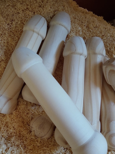 Pene De Madera Pack X 4 Unidades