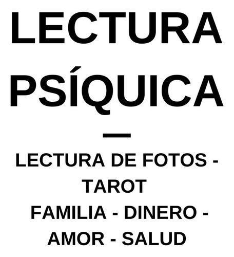 Imagen 1 de 6 de Psíquico - Videncia - Lectura De Fotos + Tarot