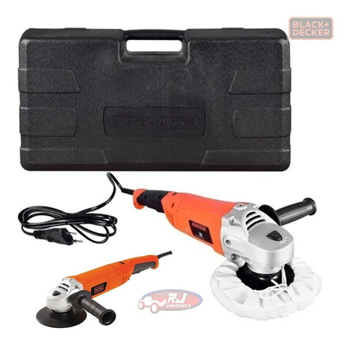 Politriz Angular Automotiva 5 Pol. 600w Black Decker 220v