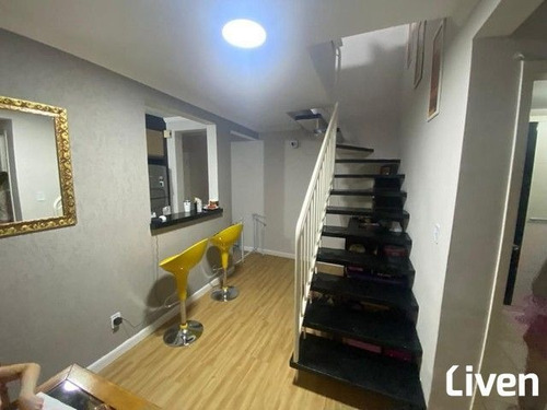 Imagem 7 de 15 de Cobertura Duplex De 104m² Com 2 Dormitórios E Área Gourmet Com Churrasqueira No Bosque Dos Eucaliptos - 9097