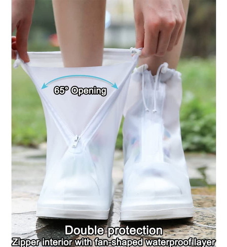 Botas De Lluvia, Cubrezapatos Reutilizables Impermeables Y