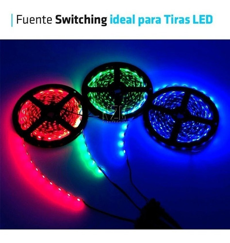 Imagen 5 de 10 de Fuente 12v 20a Metalica Regulada Switching Tira Led Full