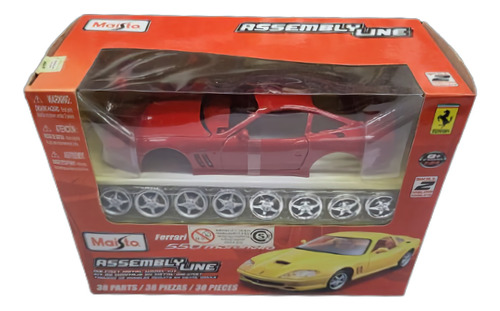 Assembly Line 550 Maranello Ferrari Escala 1/24 Metalico