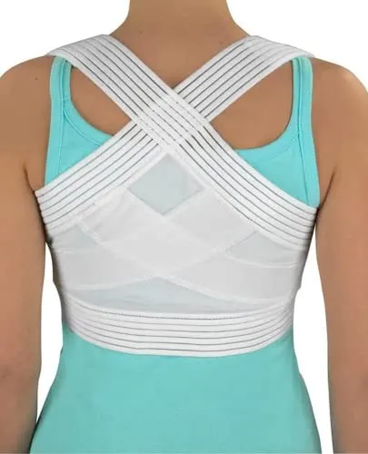 Duro-med Corrector De La Postura, Unisex, Blanco, Bandas De