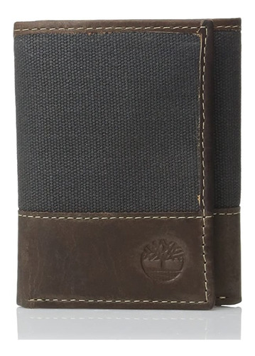 Timberland Cartera De Piel Trifold Hombre Ventana Identifica