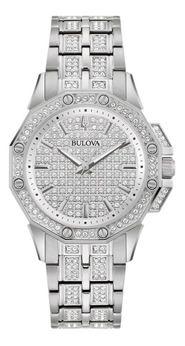 Reloj Bulova Quartz Para Mujer 96l305 Octava Crystal