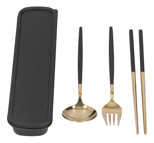 Juego De Cucharas Y Tenedores Para Utensilios De Viaje De Ac