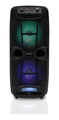Bafle 2x8 Pulgadas Select Sound Iron Tws Bluetooth 5,000w Color Negro