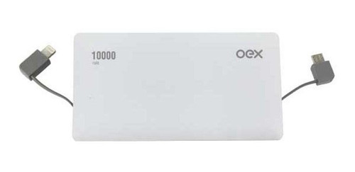 Bateria Portátil 10.000 Mah Duas Portas Usb Oex Deluxe Pb302