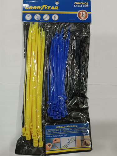 Goodyear Cable Ties (paquete De 75 Piezas)