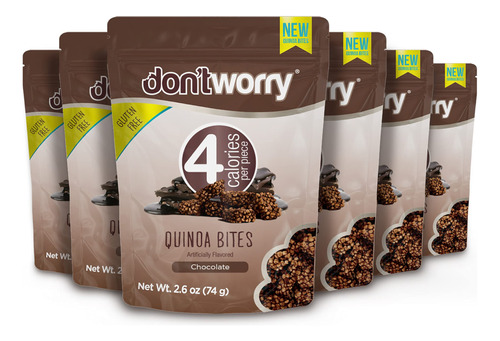Don'tworry - Bocaditos De Quinua De Chocolate | Paquete De 6