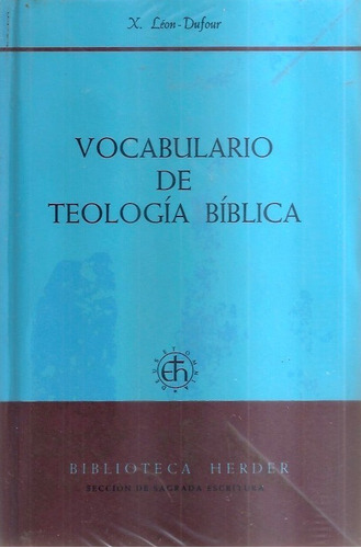 Vocabulario De Teología Bíblica