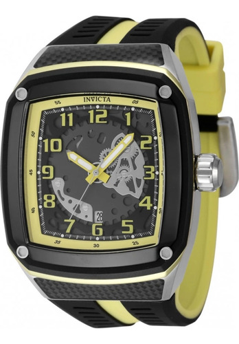 Reloj Invicta Jm Edition Limitad Amarillo 45.5mm Amarilla Y Negra Negro Amarillo