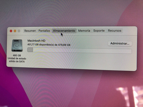 Imac 27 Ssd 480 Gb Intel I5 2.7 Ghz 8gb Ram Mid 2011 Plateado (Usado)