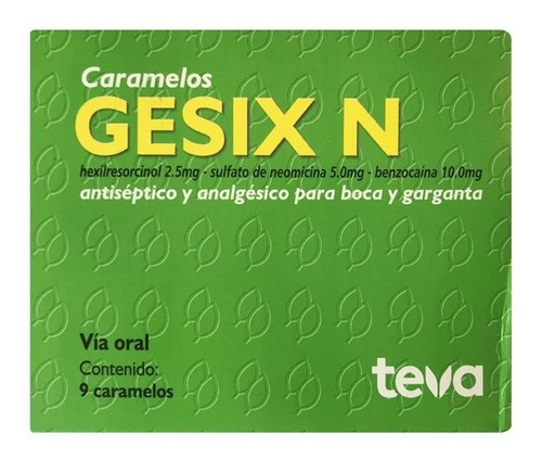Gesix® N Caramelos X 9 - Dolor Garganta