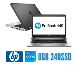 Notebook Hp Probook 440 G3 I5 6200u 8gb 240ssd -bateria Nova