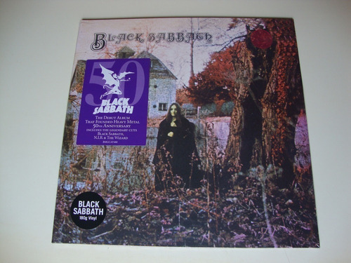LP Black Sabbath - Black Sabbath 180 g Europeu UK Lacrado