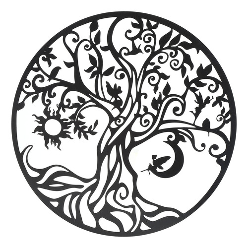 Escultura De Pared Con Forma De Árbol Con Forma De Vida, Red
