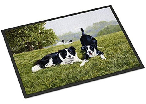 Tesoros De La Caroline Frf0014mat Jugar S Border Collie Para