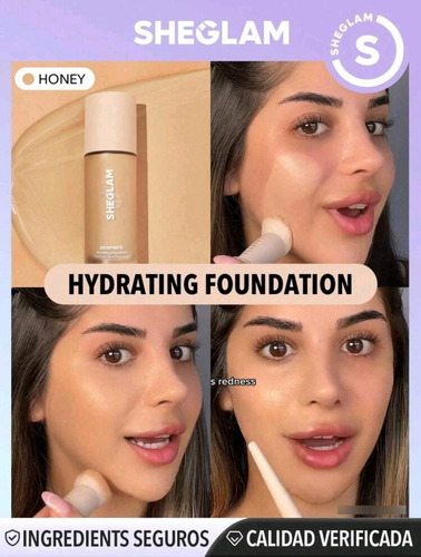 Base De Maquillaje Hidratante Skinfinite Sheglam Honey
