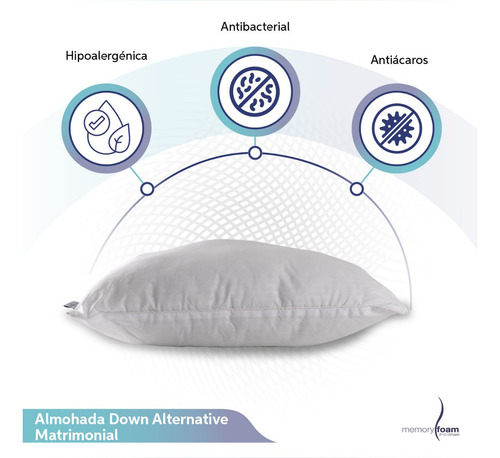 Almohada Down Alternative Memory Foam