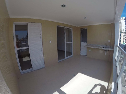 Apartamento Novo Com 3 Dormitórios Sendo 2 Suítes À Venda, 104 M² Por R$ 670.000 - Canto Do Forte - Praia Grande/sp - Ap1867