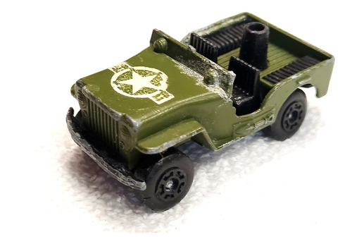 Jeep Sleet Militar Lesney Matchbox Superfast England 76 D135