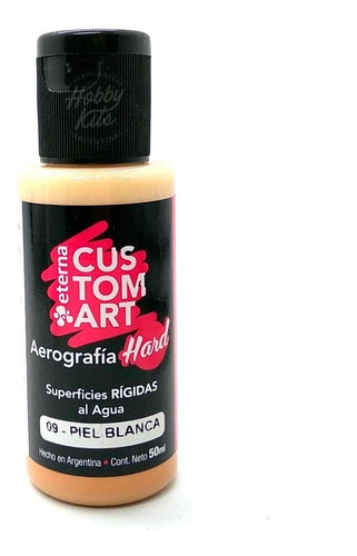 Pintura Para Aerografo Eterna Custom Hard Color Piel Blanca