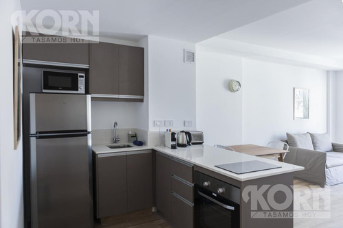 Imagen 2 de 30 de A Estrenar En Barrio Norte, Venta Departamento De 1 Ambiente Con Escritorio Y Baulera
