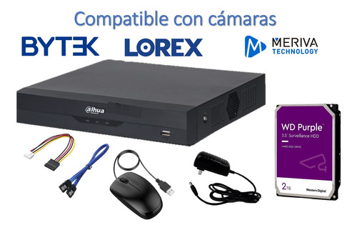 Dvr 8 Canales 8 Megapíxeles Compatible Cámaras Bytek 4k, Hdd