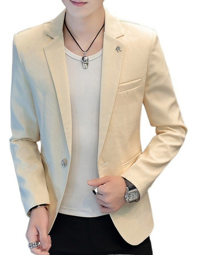 Blazer Traje Saco Slim Estilo Coreano Para Caballeros