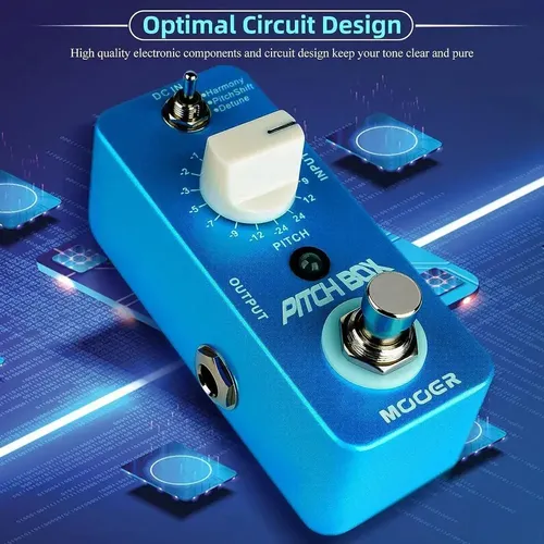 Mooer Pitch Box Pedal Harmonia Mudança Tom True Bypass | Frete grátis