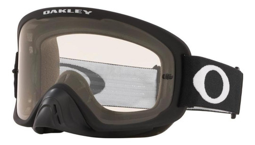 Gafas Oakley O Frame 2.0 para motocross trail, color negro mate y transparente, talla única