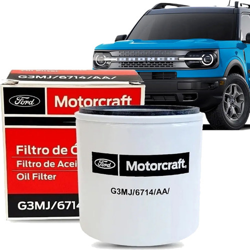 Filtro De Oleo Ford Motorcraft Bronco 2.0 Sport 2020/2024