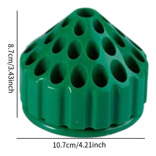 Soporte De Organizador De Arte De Uñas Verde Oscuro