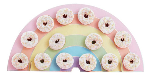 Rainbow Kids Party Donut / Donut Wall Alternativa Sopor...