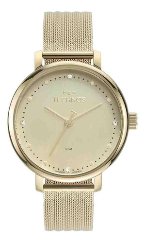 Relógio Technos Feminino Style Dourado - 2035msu/1x