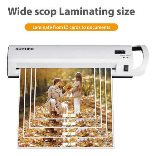Laminador Plastificador De 13 Pulgadas Sunkito