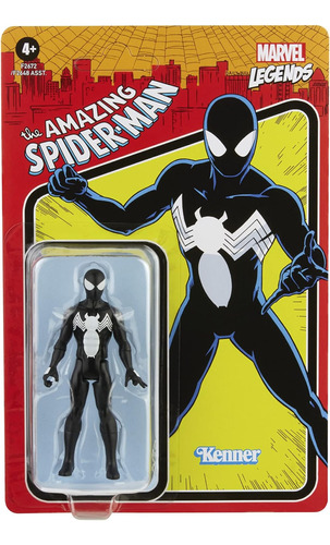 Boneco Legends Spider Man Retro Symbiote Hasbro F2672