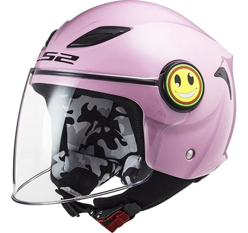 Casco Ls2 Para Niños Funny Rosa