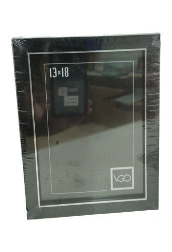 Portarretrato Marco Plástico Con Borde Metalizado 13x18 Vgo