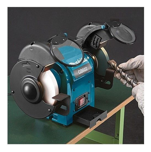 Amoladora De Banco Makita Gb602 150 Mm Color Turquesa Frecuencia 50Hz