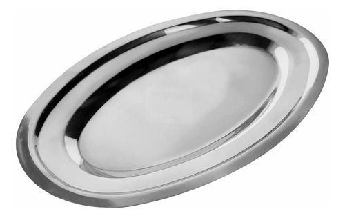 Fuente Bandeja Oval 38x26 Cm Carol Acero Inoxidable Bz3