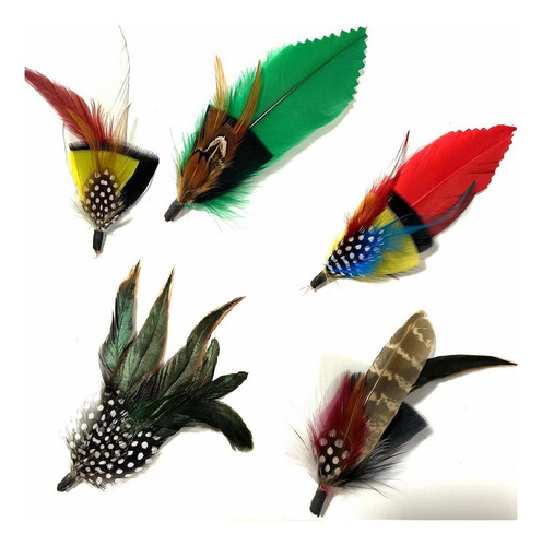 Plumas Americana Para Sombrero Tipo Stetson (5 Plumas)