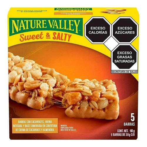 Barras De Granola Nature Valley Sweet And Salty Con Cacahuat