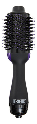 Estilizador De Cabello Ovalado Hot Shot Tools Color Negro