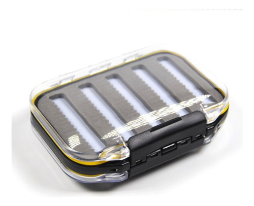 W Caixa De Mosca Transparente De Dupla Face Fly Fish 7025