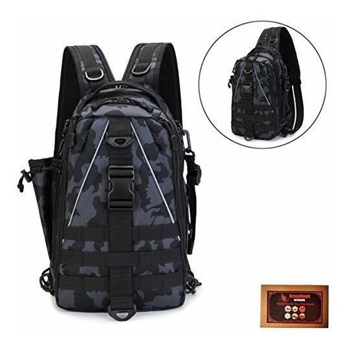 Imagen 1 de 7 de Bravehawk Outdoors Mochila Táctica De Nailon 800d Militar O
