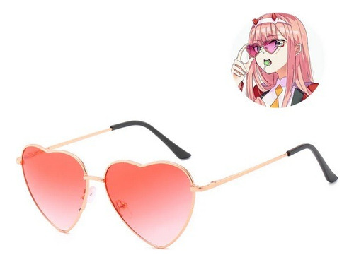 Darling In The Franxx - Lentes Zero Two Anime Cosplay 01